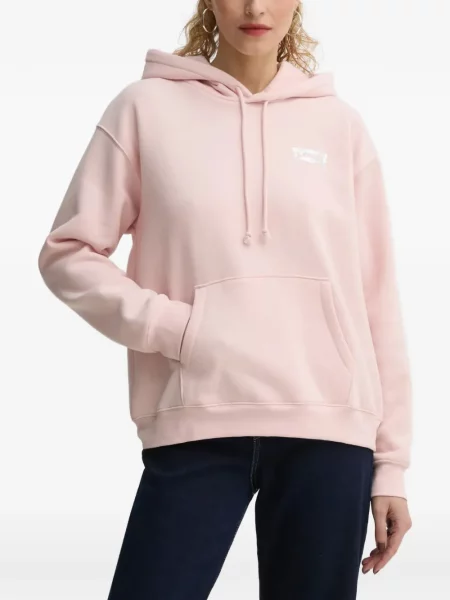 Pulover Levi's® skinny fit cu imagine cu decolteu rotund galben