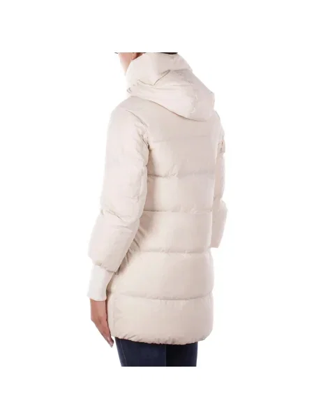 Dámská bunda Woolrich Cloud Madison Coat mléčná smetana béžová