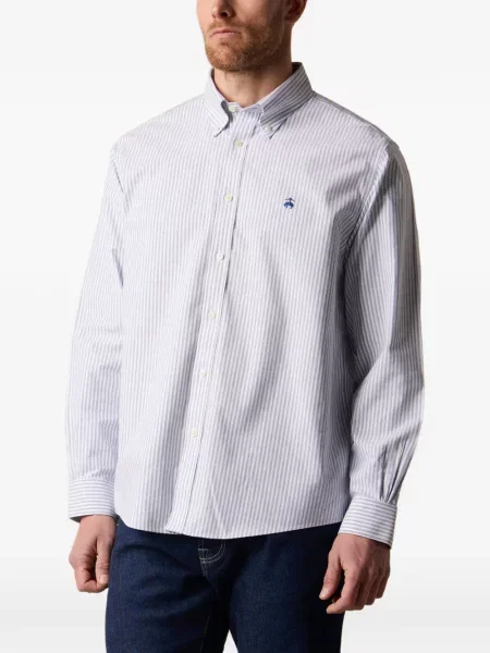 Cămașă Brooks Brothers cu dungi alb