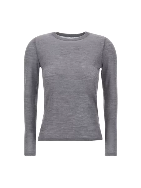 Sweter Aspesi wełniany szary