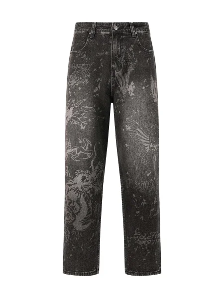 Ed Hardy Jeans negru