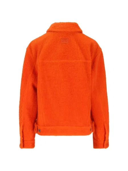 Geacă Loewe de catifea cord portocaliu