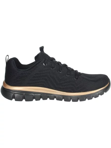 Skechers Cipő Get Connected fekete