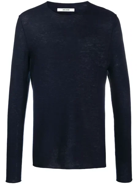 Pulover Zadig&voltaire tricotate albastru