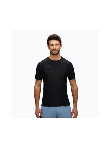 Футболка Hoka для бега черная