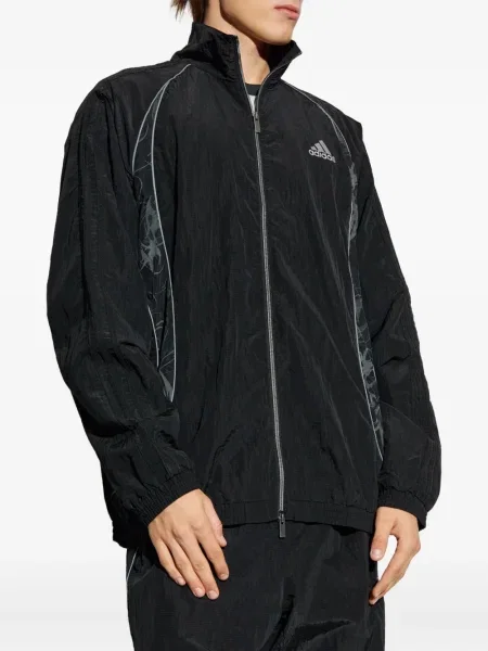 Tricou Adidas cu dungi cu imagine din jerseu verde