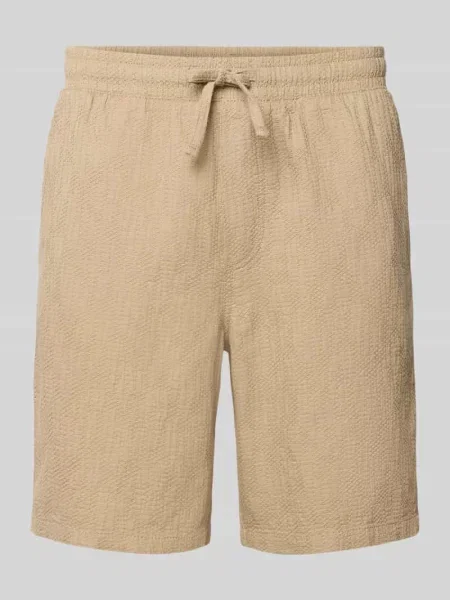 Szorty z fakturowanym wzorem model JAIDEN' Jack & Jones beżowe