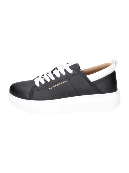 Sneakersy Alexander Smith skórzane czarne