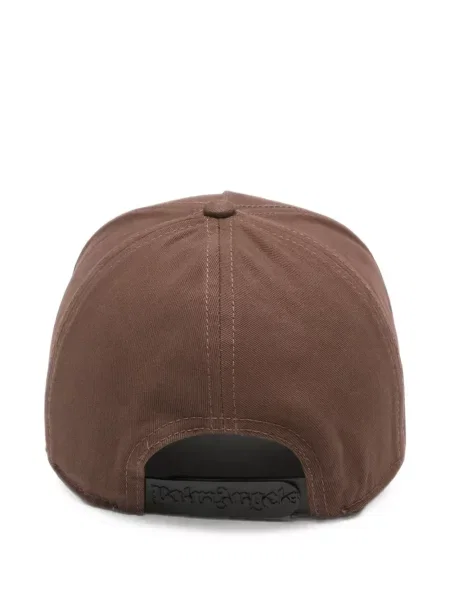 Șapcă Palm Angels cu broderie maro