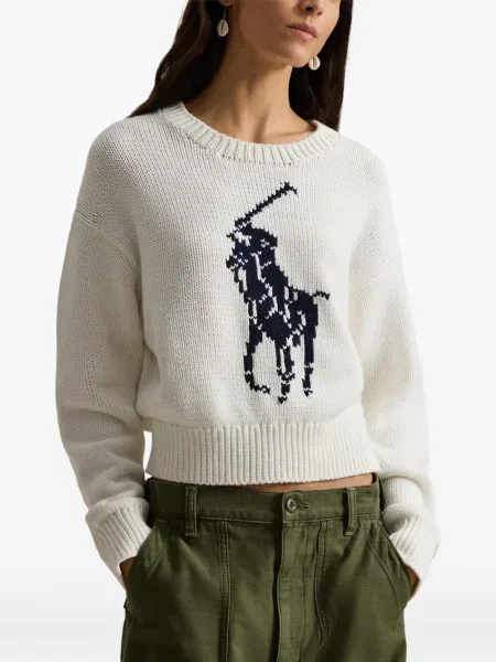 Czapka z daszkiem Polo Ralph Lauren w kratkę z twillu biznesowa niebieska