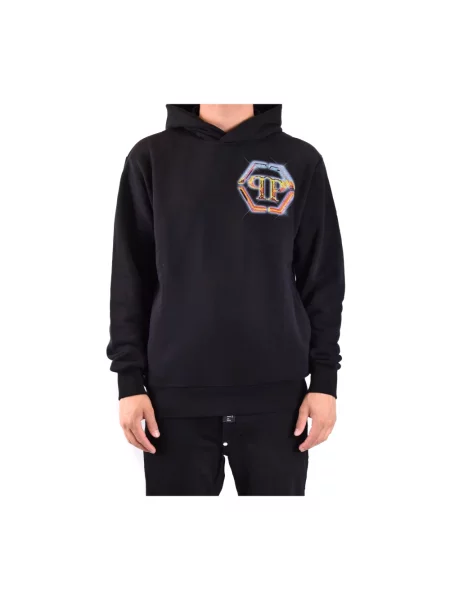 Bluza z kapturem Philipp Plein z kapturem czarna