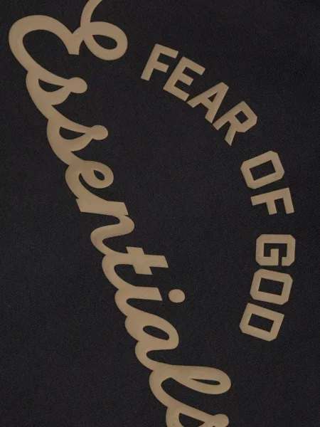 Bluza z kapturem dziecięca Fear Of God Essentials brązowa
