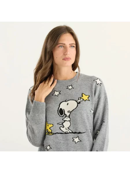 Sweter Saint Barth wełniany szary