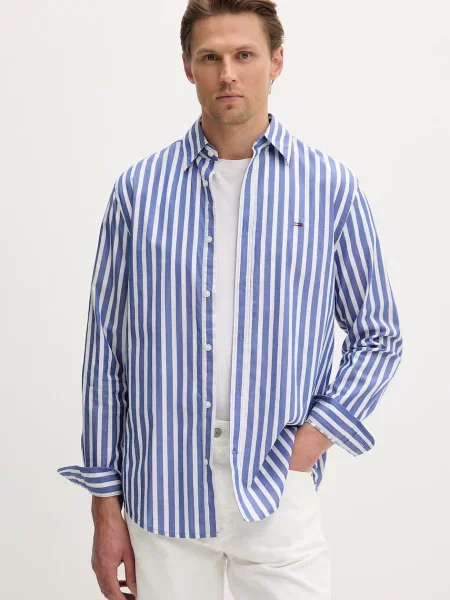Tommy Jeans koszula niebieska