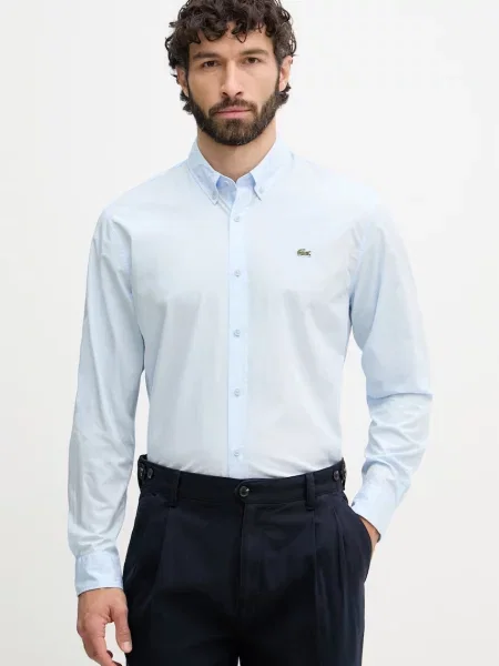 Lacoste cămașă pentru bărbați din albastru
