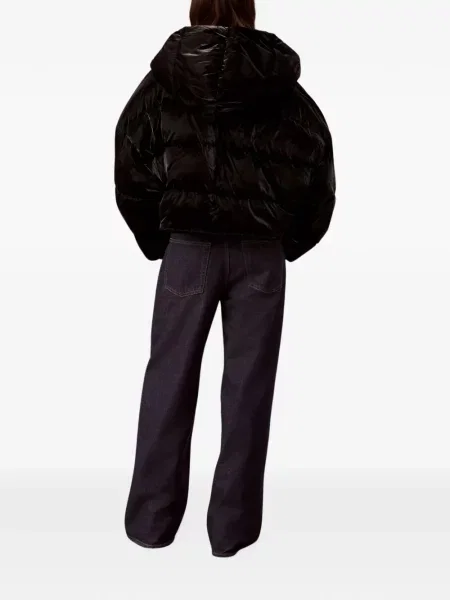 Bunda Calvin Klein s kapucí černá