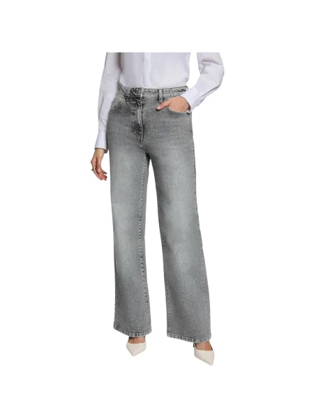 Denim ruha Morgan szürke