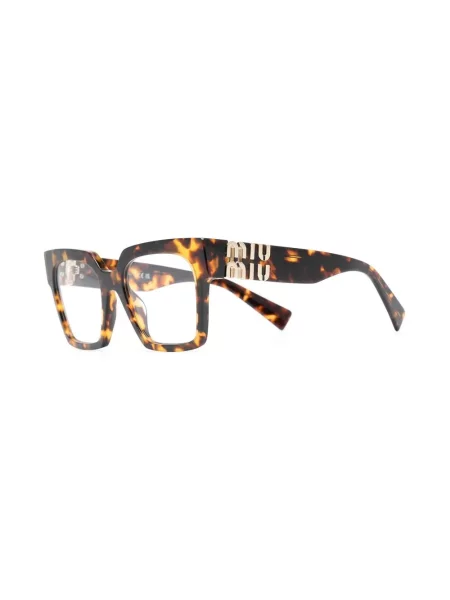 Saulės akiniai Miu Miu Eyewear ruda