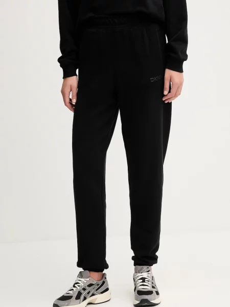 Спортивні штани Dkny однотонні чорний