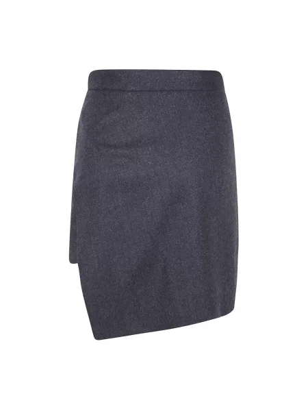 Mała mały spódnica mini Vivienne Westwood wełniana szara