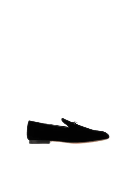 Aksamitne półbuty Tom Ford czarne