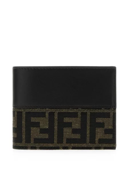 Portofel Fendi din jacard negru