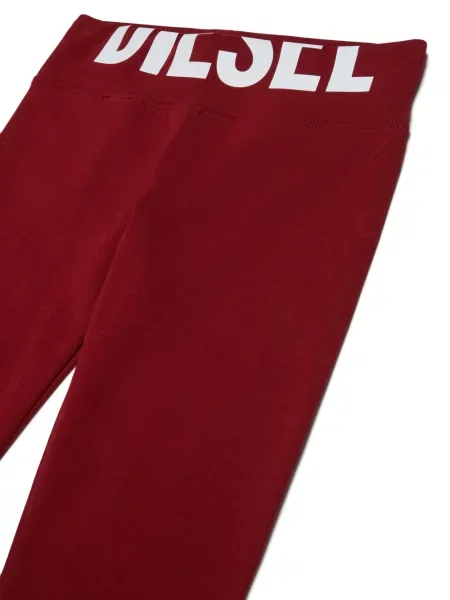 Legginsy dziecięce Diesel czerwone