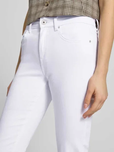 Mid Flared Jeans Blush Only białe