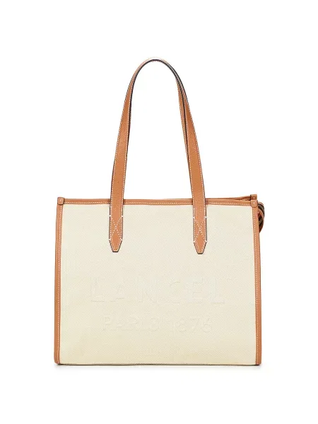 Shopper kabelka Lancel béžová