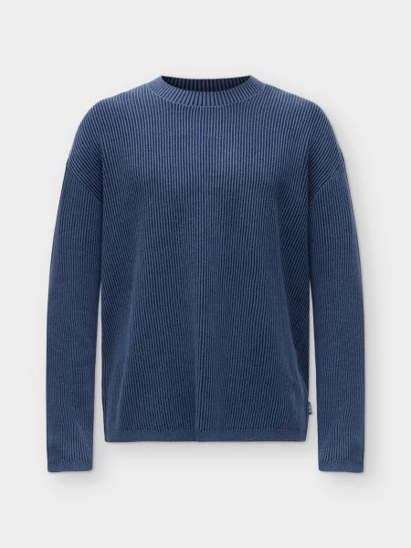 HOLLISTER Pulóver tengerészkék / opál