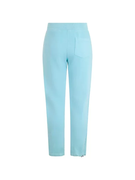 Pantaloni Moschino alergare cu cordon albastru
