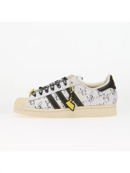 Sneakers adidas x Pokemon Superstar II Pikachu Cloud White/ Core Black/ Gold Metallic EUR 46 λευκό