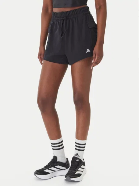 Frotir majhen mini bermuda kratke hlače Adidas črna
