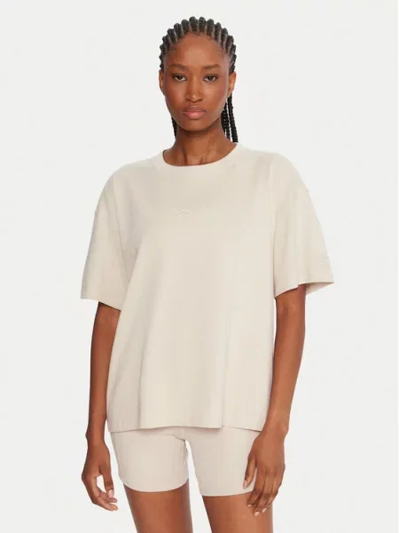 Reebok T-Shirt beżowy