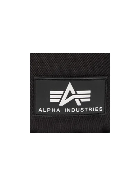 Ľadvinka Alpha Industries Rubber Print Waistbag čierna