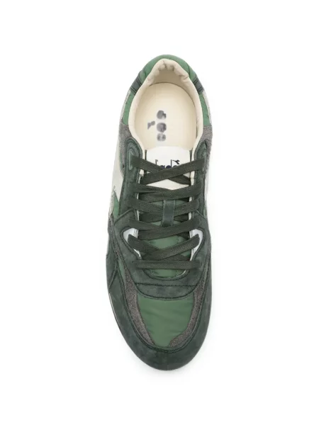 Fűzős csipkés sneaker Diadora zöld