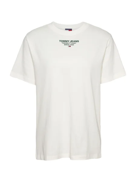 Tommy Jeans Tricou natural alb