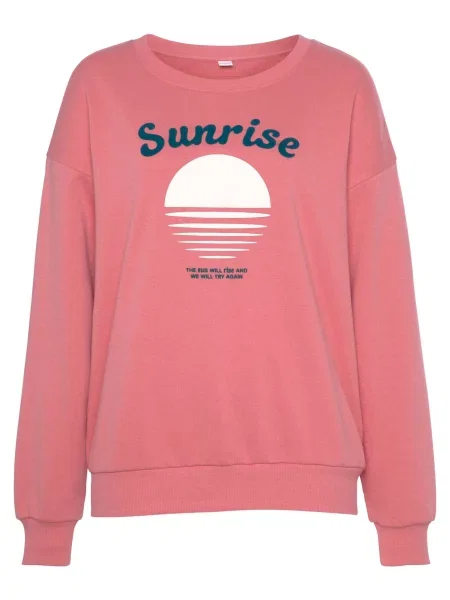 VIVANCE Mikina mix barev pink