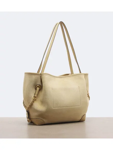 Szarvasbőr shopper táska Chloe bézs