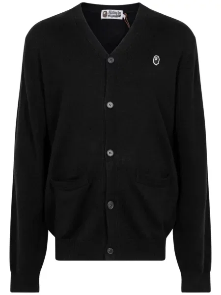 Cardigan A Bathing Ape® cu broderie negru