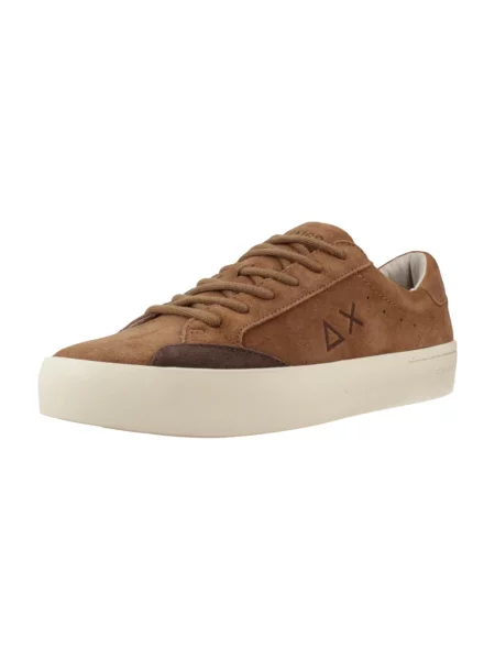 Sneakersy Sun68 zamszowe w miejskim stylu brązowe