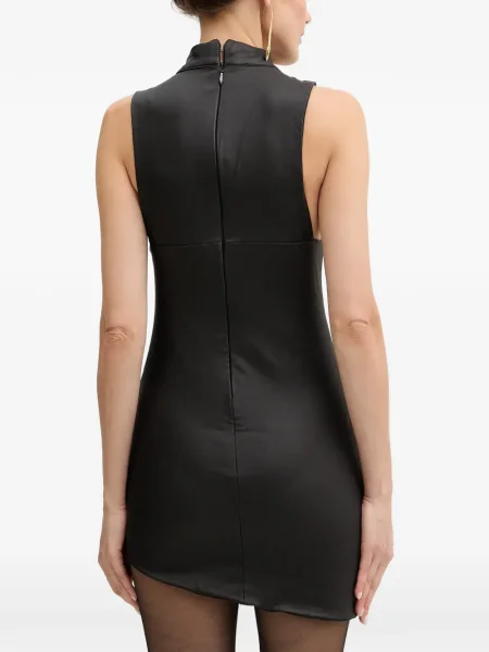 Rochie mini Retrofete cu decolteu în V de costum negru