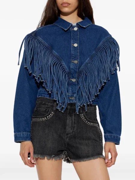 Geacă de blugi Allsaints albastru