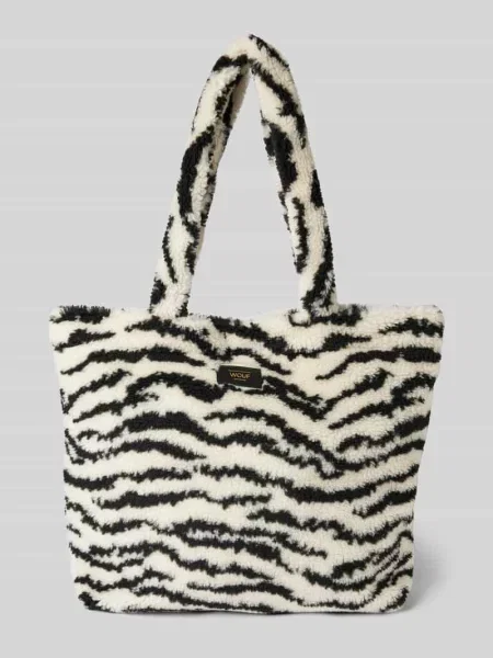 Torebka z naszywką z logo model ‘Arctic’ Wouf czarna