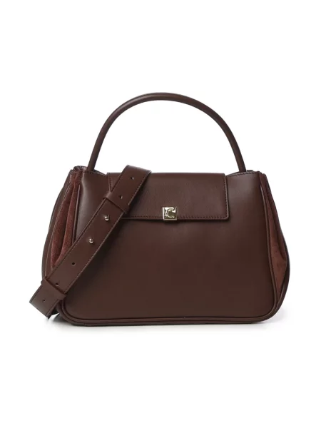 Torebka crossbody Coccinelle skórzana brązowa