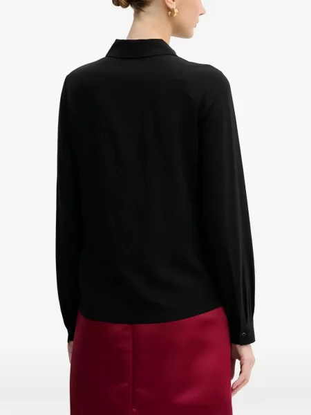 Kołnierzykowy koszula Benetton czarna