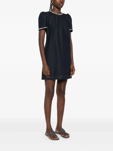 Rochie din denim Zimmermann de costum albastru