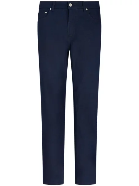 Blugi drepți Etro albastru