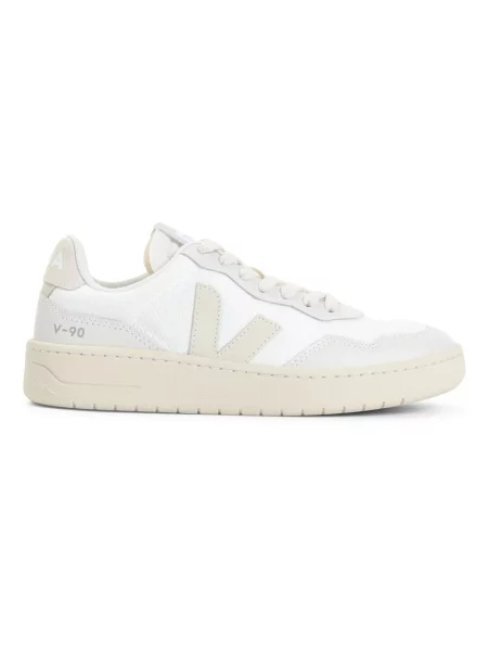 Sneakersy Veja z siateczki białe