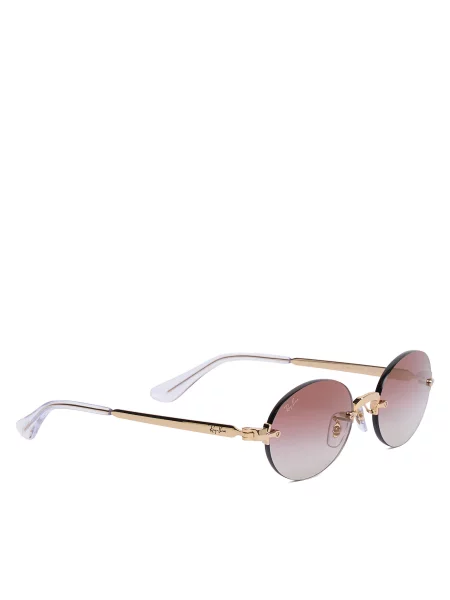 Ray-Ban Γυαλιά ηλίου χρυσό / διαφανές καφέ